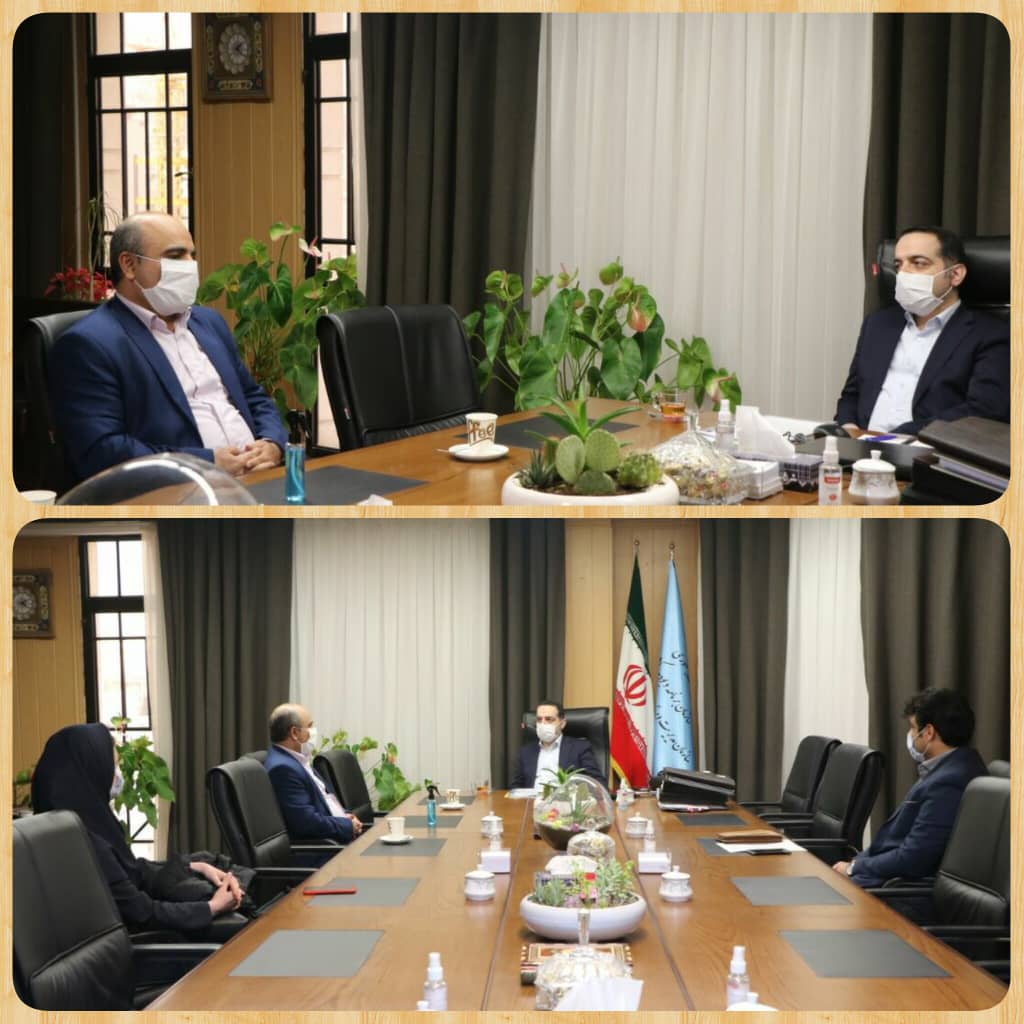 دیدار مدیر کل هواشناسی استان تهران با رئیس سازمان مدیریت و برنامهریزی استان
