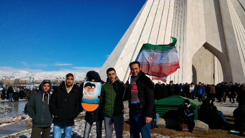 شرکت کارکنان هواشناسی استان تهران در راهپیمایی یوم ا... 22 بهمن