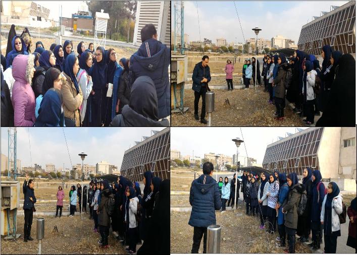 بازدید دانش آموزان از مرکز تحقیقات هواشناسی استان تهران
